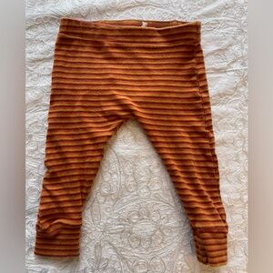 VGUC Kate Quinn Fall Colors Striped Panda Pants Leggings 12-18M